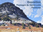 Lavoûte-Chilhac : expo de paysages de Haute-Loire, huiles de Anne Baudequin