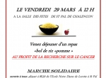BOL DE RIZ au profit de la recherche sur le cancer le 29 mars à Saint-Pal-de-Chalencon