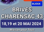 Salon minéraux fossiles bijoux à Brives-Charensac 18, 19 et 20 mai