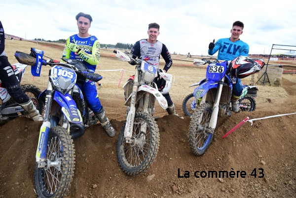Thibault Giraudon (3e), Maxime Clauzier (2e) et Tristan Borel (1er).|||