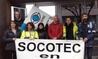 Sept des onze salariés ont participé au mouvement au Puy-en-Velay.|||