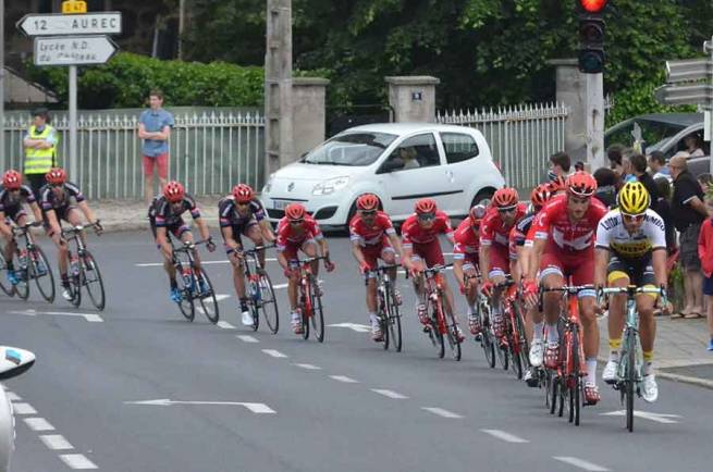 Le 8 juin, le Critérium du Dauphiné a traversé la Haute-Loire, entre Aurec et Saint-Bonnet-le-Froid.||