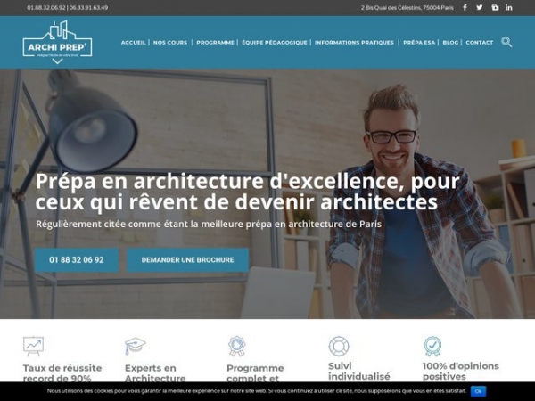 Ecole de prépa en architecture d’excellence à Paris 