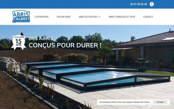 Fabricant d’abris de piscine et de spa en Gironde 