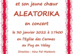 Concert Melting'Potes et Aleatorika au Puy le 30 janvier