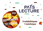 Programme septembre-octobre 2022 des médiathèques du Pays-Lecture