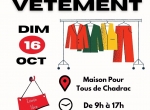 Marché du vêtement à Chadrac le 16 octobre