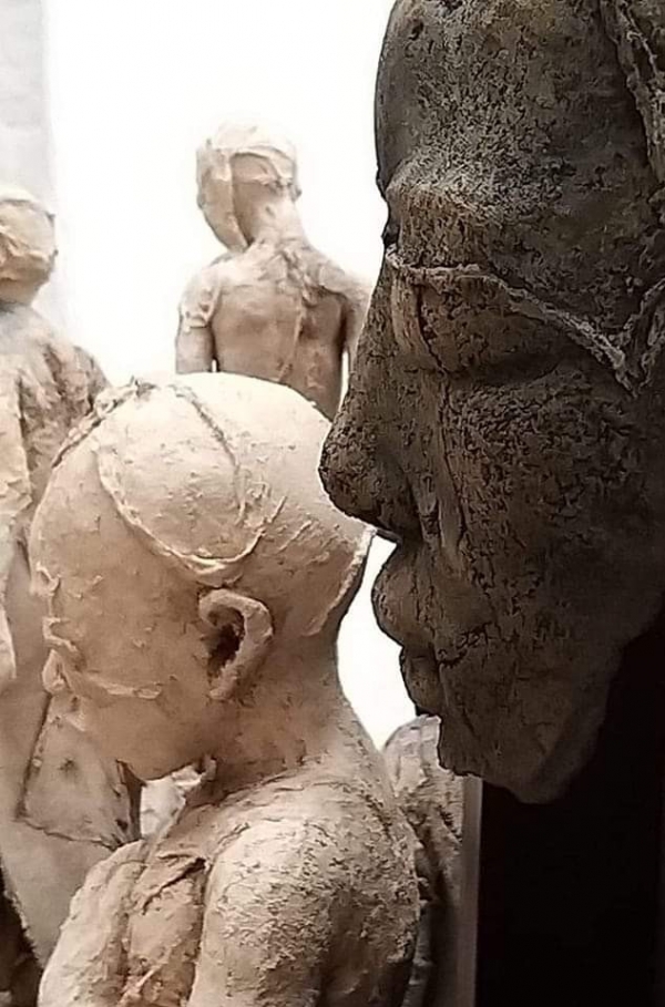 expo Sculptures Evelyne Galinski à Tiranges