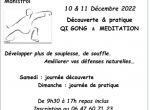 Stage qiquong et méditation les 10-11 décembre à Monistrol-sur-Loire