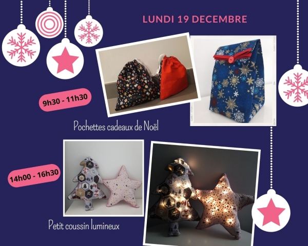 Ateliers de couture les 17-19 et 20 décembre à Yssingeaux