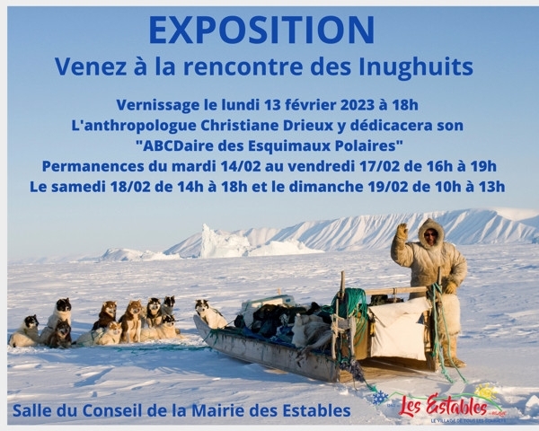 Les Estables : expo-dédicace Les Esquimaux polaires: les Inughuits