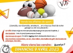 Vide greniers sportif le 9 avril au Puy-en-Velay