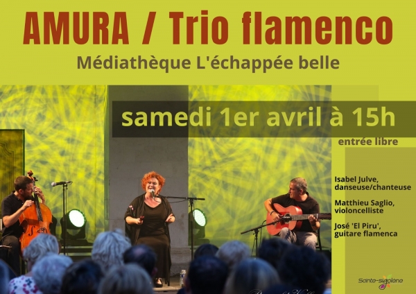 Concert Flamenco 1er avril à Sainte Sigolène