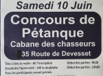 Pétanque au Chambon-sur-Lignon le 10 juin