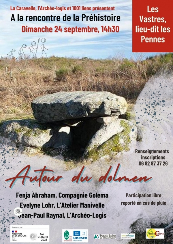 Autour du dolmen aux Vastres le 24 septembre