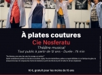 Théâtre 'A plates couture' à Marlhes le 7 octobre 