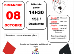 Concours de belote à Solignac-sous-Roche le 8 octobre