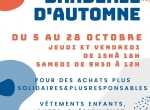 Braderie de la boutique solidaire à Saint-Just-Malmont