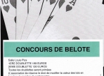 Concours de belote à Saint-André-en-Vivarais le 3 mars