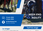 Week-end agility les 15 et 16 juin à Retournac