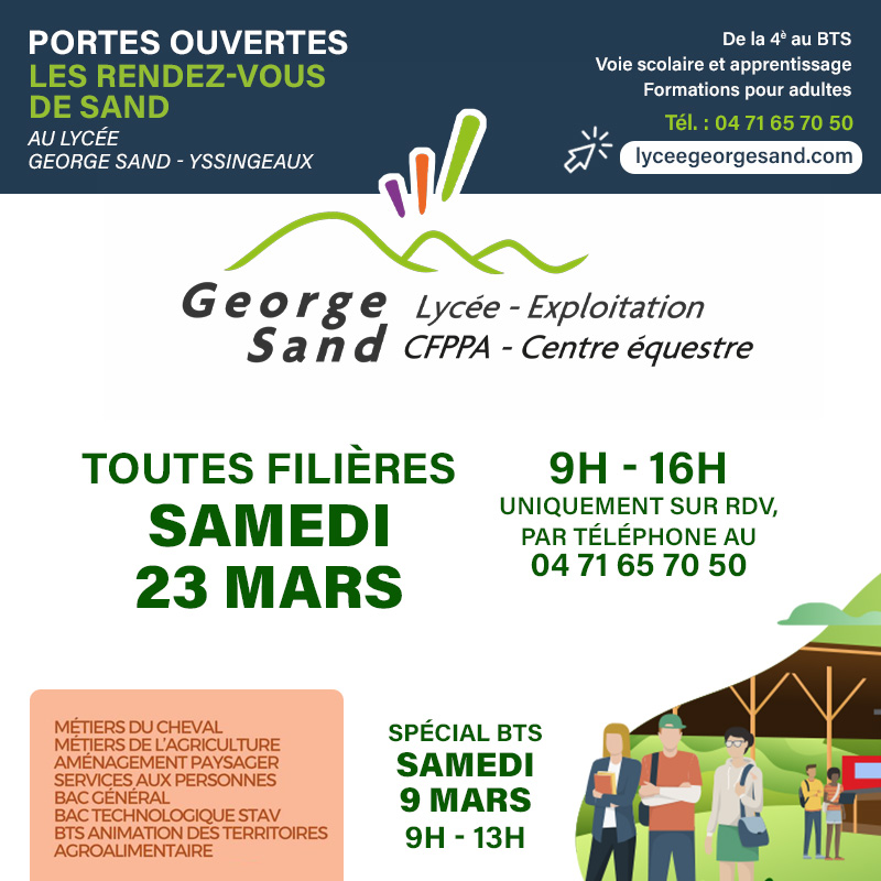 Lycée agricole George Sand 9 mars 2024