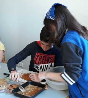 Un atelier cuisine « Zéro gaspi » proposé aux écodélégués du collège de la Lionchère de Tence