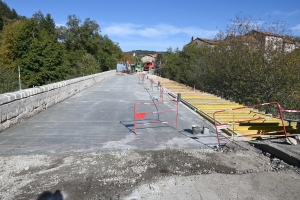 La Séauve-sur-Semène : les travaux du pont sont dans les temps