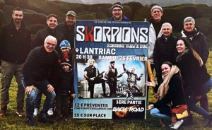 Tribute Scorpions et Back Road en concert à Lantriac le samedi 25 février