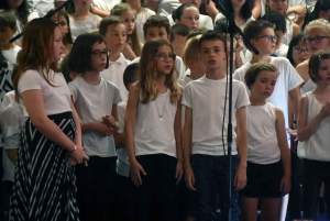 Monistrol-sur-Loire : 160 jeunes choristes sur la scène de la Capitelle