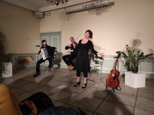 Superbe concert de chants traditionnels italiens au château de Monistrol