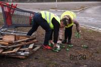 Gilets jaunes : nettoyage et véhicules au compte-gouttes à Monistrol-sur-Loire