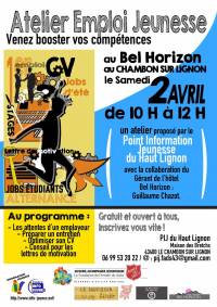 Rendez-vous samedi 2 avril au Bel horizon au Chambon-sur-Lignon.