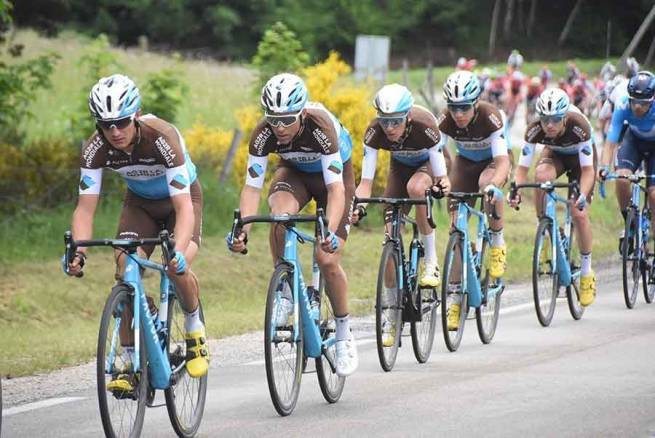 En 2018, le Critérium était passé en Haute-Loire, du Chambon-sur-Lignon à Aurec-sur-Loire||