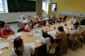 Saint-Didier-en-Velay : les écoliers auteurs-illustrateurs en herbe