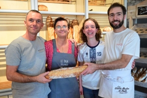 Lapte : Hélène et Norbert Jouve cèdent leur boulangerie à un jeune couple