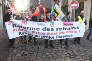 La réforme des retraites mobilise entre 2 500 et 5 000 manifestants au Puy-en-Velay