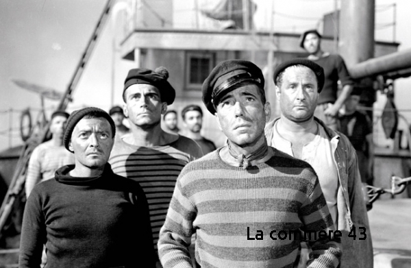 Peter Lorre, Helmut Dantine, Humphrey Bogart et George Tobias||
