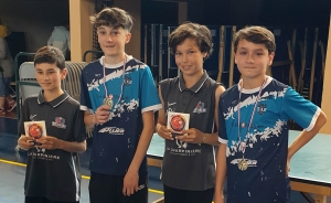 Tennis de table : deux médailles par équipes pour les jeunes d'Yssingeaux