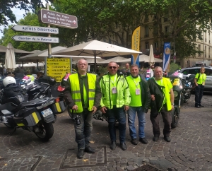Quatre motards du Puy mobilisés sur le Tour cycliste féminin d&#039;Ardèche