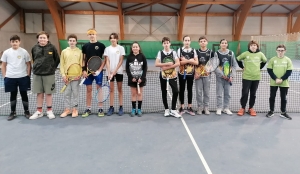 Tennis UNSS : le collège Notre-Dame-de-la-Faye d&#039;Aurec-sur-Loire champion académique