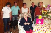 Saint-André-en-Vivarais : Maria Pichon des Fayes fête ses 100 ans