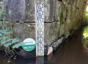 Des échelles installées pour suivre les niveaux d&#039;eau des affluents du Lignon