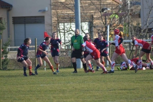Monistrol-sur-Loire : les rugbywomen cadettes de la Loire au stade de Beauvoir