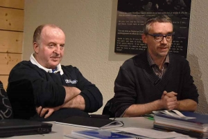 Guy Patouillard (à gauche), ici au côté du secrétaire Sébastien Verilhac, aura été président pendant 28 ans