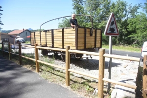 Grazac : Michel Pauze a restauré un wagon au bord de la voie verte