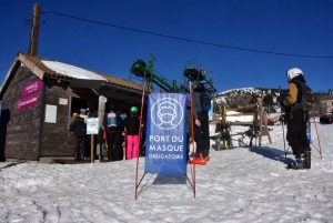 Les Estables : le ski alpin à l&#039;épreuve du pass sanitaire sur le Mézenc