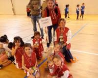 40 enfants réunis au plateau de baby-basket au Chambon-sur-Lignon