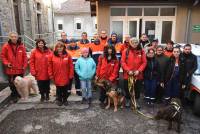 Saint-Agrève : un exercice de recherches entre la protection civile et Mars chien