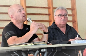Franck Paulet, directeur du TTT, et Maurice Bargeon, président du Trail Tiranges Tour, ne ménagent pas leurs effforts