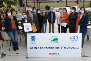 Yssingeaux : des professionnels en renfort au centre de vaccination qui double le nombre de vaccins